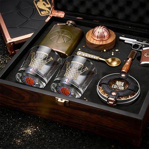 ชุดสูบบุหรี่วิสกี้ธีมบาสเกตบอล ของขวัญพรีเมียมสำหรับแฟน <span class=keywords><strong>NBA</strong></span> และผู้รู้จักวิสกี้ - Product Image 6