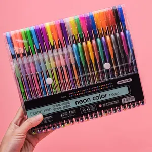 stylos 48 Suppliers-Stylos Gel colorés, ensemble de stylos à encre, 48 couleurs, pour livres de coloriage pour adultes