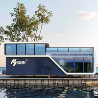 Future Tech Sci-Fi Esthétique Container House Nouvelles tendances dans la conception de capsules pour l'hôtellerie