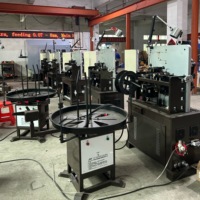 Máquina de Bobinado de Resortes de 4 Ejes de 0.2-2.5 mm para Resortes de Lámparas y Resortes Tipo Y