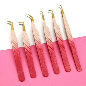 Russian Volume Lash Extensions Tweezer Individual Volume Eyelash Extension Tweezer for Isolation 45 90 Degree With Free Design - Product Image 1