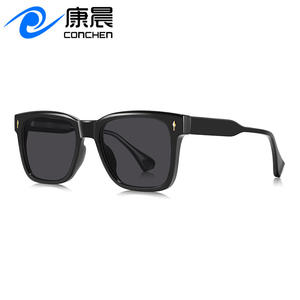 Lunettes de soleil unisexes transfrontalières en acétate, monture carrée, verres polarisés TAC UV400, monture TR90 pour la protection solaire, les voyages et la conduite - Product Image 3