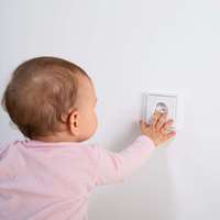 Cache-prise de sécurité pour bébé, style européen, facile à installer, pour usage domestique, design personnalisé