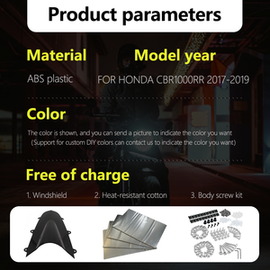 Kit de carenado de motocicleta para <span class=keywords><strong>HONDA</strong></span> CBR1000RR SP 2017-2019 <span class=keywords><strong>CBR</strong></span> <span class=keywords><strong>1000RR</strong></span> ABS Kit de carenado personalizado piezas de carrocería de plástico - Product Image 5