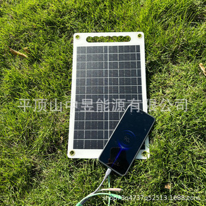 Flexible Solar Panel 10W <b>5V</b> 156.75mmx156.75mm For Mobile Charging Outdoor Use - Product Image 2