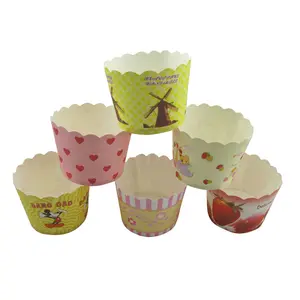 Wholesale Top Trending 6*5.5cm Baking Tools Paper Holder Cake Cardboard Mold Muffin Cupcake Birthday Party