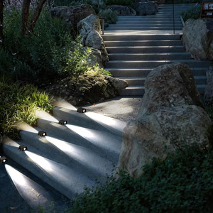 Solar Powered Outdoor Waterproof In Ground <b>Light</b> IP67 RGB LED Aluminum <b>Shell</b> For Garden Courtyard Villa Lawn Ambient Lighting - Product Image 3