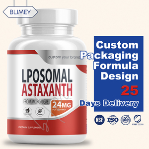 Oem/Odm Natuurlijke Veganistische Haematococcus Pluvialis Plant Astaxanthine Zachte Capsules - Product Image 1