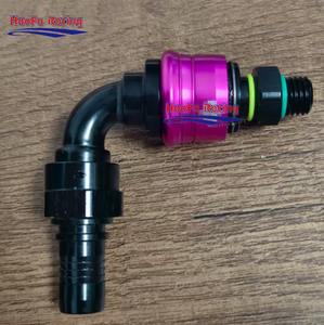 مخصص أسود أرجواني AN4 AN6 AN8 AN10 AN12 مستقيم 45 درجة 90 خرطوم تجعيد سريع التحرير للسيارة الأداء - Product Image 1