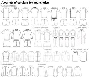 Spielerversion Blanko Individuell Anpassbar Schnelltrocknend V-Ausschnitt Digital Bedruckt Herren Fußball-Uniform Set Fußballtrikots Großhandel - Product Image 4
