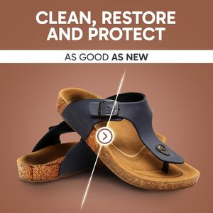 Kit de nettoyage de chaussures FORTIVO 4-en-1 pour <span class=keywords><strong>Birkenstock</strong></span>, cuir de qualité supérieure/suède/<span class=keywords><strong>nubuck</strong></span>/liège, soin sûr, protecteur et scellant - Product Image 6