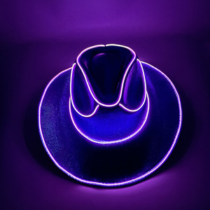 Disfraz de Vaquero Salvaje del Oeste para Adultos con Lentejuelas LED, Sombrero de Vaquero, Accesorio para Fiestas de Disfraces y Pesca al Aire Libre, para las Cuatro Estaciones - Product Image 2