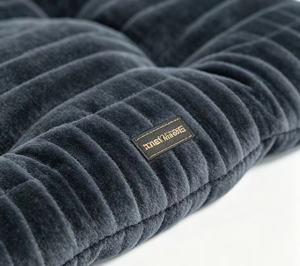 Yangyangpet Dark Grey Flannel Fabric Square Washable <strong>Indestructible</strong> Removable Chew Proof <strong>Dog</strong> <strong>Bed</strong> - Product Image 6