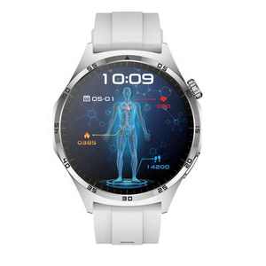 M104 2 cinghie 1.43 "AMOLED monitoraggio della salute <span class=keywords><strong>Smartwatch</strong></span> uomo <span class=keywords><strong>donna</strong></span> 2024 Montres eloj Intelligentes Hombre BT chiamata Smart Watch - Product Image 4