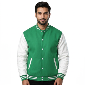 Wholesale Factory <b>Cheap</b> Price Unisex Genuine <b>Winter</b> Windproof Canvas Bomber Varsity High Street Casual <b>Jacket</b> Black Brown - Product Image 1