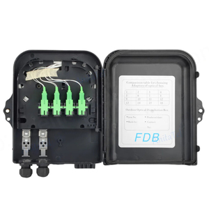 8 lõi sợi quang hộp phân phối Uncut cổng cáp ngoài trời 1:8 Splitter Nap hộp Cassette hộp phân phối với APC/UPC Adapter - Product Image 1