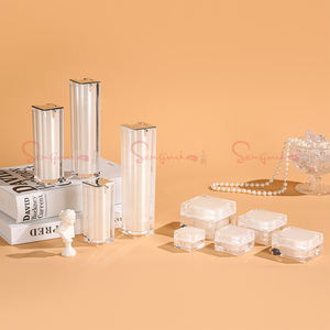 Contenedor cuadrado <span class=keywords><strong>de</strong></span> plástico acrílico para cosméticos, 5g, 10g, 15g, 30g, 50g, envío rápido - Product Image 2