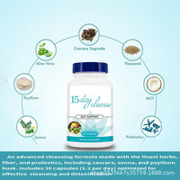Capsules de gélules molles à base de plantes naturelles de haute qualité pour le soutien intestinal et la détoxification en 15 jours – Complément pour adultes
