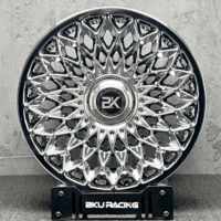 Jantes Bku Forgées 5x130 5x112 5x120 pour Range Rover Rolls Royce Mercedes Maybach Bentley 20 21 22 Pouces Jantes en Alliage Chromé de Luxe