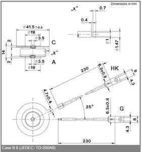 Module thyristor de puissance SKT240 | Redresseur contrôlé au silicium 340A SKT240 14E 16E 18E - Product Image 4