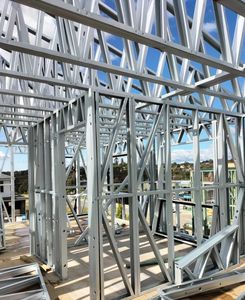 आधुनिक पर्यावरण के अनुकूल पोर्टेबल मॉड्यूलर स्टील संरचना घर पर्यावरण के अनुकूल सुविधाओं के साथ समकालीन लिविंग डिजाइन - Product Image 3