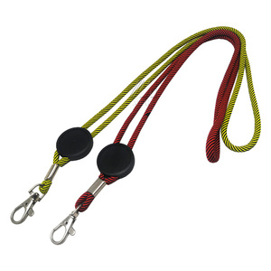 Lanière de <span class=keywords><strong>cou</strong></span> personnalisable en polyester écologique avec impression par transfert thermique, porte-<span class=keywords><strong>badge</strong></span> d'identification, logo 3D brillant en relief pour événements MEGA - Product Image 1