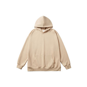 Sudaderas con Capucha de Algodón CVC Grueso para Hombre, Personalizables con Logotipo Bordado, 300 g/m², Unisex, Estilo Francés, Talla Grande - Product Image 3