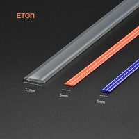 Pailles ovales en plastique multi-tailles 5 mm 11 mm, à large ouverture, plates, pour mélanger les boissons, pipettes en vrac de qualité alimentaire pour smoothies