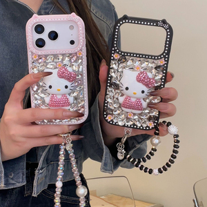 MOQ500 ¡Gran oferta! Nueva funda transparente 3D con diseño de gatito y diamantes <span class=keywords><strong>para</strong></span> <span class=keywords><strong>iPhone</strong></span> 16, 15, 14 Plus, 13, 12, 11 Pro Max, 17 Air, 17 Pro Max - Product Image 5