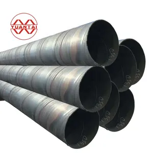 API 5L Spiral Steel Pipe Tube Water Supply Drainpipe Outside 3PE Cement Mortar Lined Anticorrosion SSAW Steel Pipe