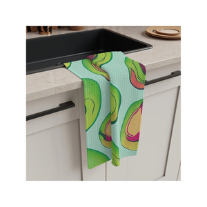 Superventas 100% algodón 16x26 pulgadas toallas de plato hechas a mano bordadas grisáceas 115 GSM secado rápido sostenible ligero hogar - Product Image 5