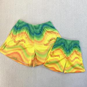 Abbigliamento da spiaggia personalizzato genitore-figlio padre figlio Quick Dry costume da bagno da uomo pantaloncini da spiaggia pantaloncini da spiaggia genitore-figlio indossare pantaloncini in rete - Product Image 6