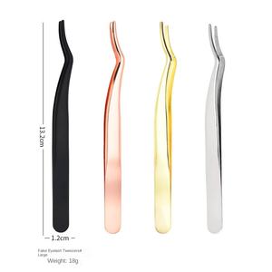 Factory Outlet Goose Head Clip <span class=keywords><strong>Pinzas</strong></span> <span class=keywords><strong>para</strong></span> pestañas Rizador de pestañas postizas de acero inoxidable curvo grande - Product Image 1
