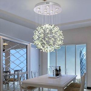 Lampadario di cristallo di lusso leggero soggiorno <span class=keywords><strong>sala</strong></span> da pranzo lampadario moderno villa club hall lampadario fiore scala personalizzata - Product Image 2