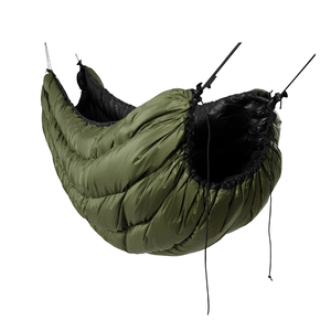 Para WOQI, funda de cama de hamaca de nailon con aislamiento cálido y ligero, fácil de instalar para hamacas individuales o dobles para adultos, Camping - Product Image 1