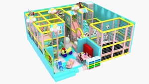 Equipo de Juegos Compacto para Niños, con Tobogán Pequeño y Piscina de Pelotas, para el Hogar o Pequeños Centros de Juego - Product Image 2