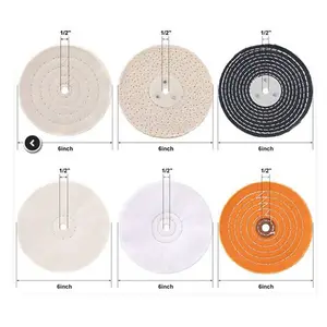 Sisal Cotton Buffing Wheel Professional Made Thickness Sisal Cotton Disc For Metal Surface Treatment And Polishing