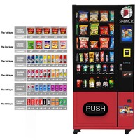 Máquina Expendedora Refrigerada Pequeña y Saludable ZhongDa Europea, con Pantalla Táctil, Función SDK, Monitoreo Remoto, Artículos para Venta Minorista, Certificación CE
