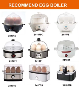 241088 6 œufs 360W Appareil à œufs électrique Stemaer <span class=keywords><strong>Coocker</strong></span> Bouilloire à œufs instantanée 360 watts (transparent et gris argent) - Product Image 5