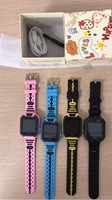 Çocuklar SIM kart telefon görüşmesi ile akıllı saat qsesli sohbet kamera su geçirmez 2G GSM hücresel saatler çocuklar için Smartwatch