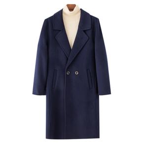 Abrigo de Lana para Hombre 2025, Doble Faz, Resistente al Frío, Chaqueta Cortavientos Larga para Otoño e Invierno, Popular, con Doble Capa en el Hombro Delantero - Product Image 4