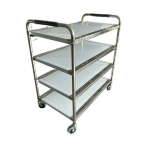 VICTORY 201 Chariot à roues en acier inoxydable Inox pour voitures à déjeuner S/S Voitures à manger Fournitures essentielles pour restaurant et hôtel - Product Image 3