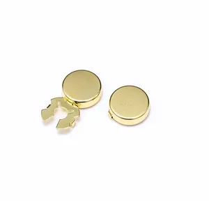 עגול נעילת כפתור מכסה עבור חולצת כפתורי זהב רסיס