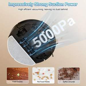 Robot Aspirador Inteligente con Giroscopio y Wifi, Motor sin Escobillas, 2 en 1, Mopa Húmeda, Filtro HEPA, para Limpieza de Pisos en Hoteles y Hogares - Product Image 2