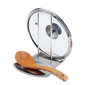 SS 304 Dish Rack Kitchen with Spoon Holder Kitchenware Tool