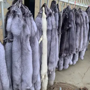 Wholesale best quality fur fox skin pelt whole animal fur skin dyed fox skin fur for sale