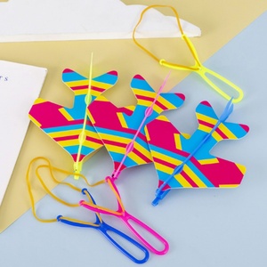 Glowing LED <b>Light</b> Emitting Slingshot Toy Fun Elastic Kids Party Game Gift with Flying <b>Flash</b> Rubber Arrows Sling Shot Catapult - Product Image 6