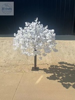 Meilleures ventes Arbre de cerisier artificiel blanc tombant de 1,2 m 1,5 m Centre de table de mariage Arbre de fleurs décoratif