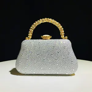 2024 женская элегантная Роскошная сумочка-клатч для торта, свадебная сумочка со стразами
