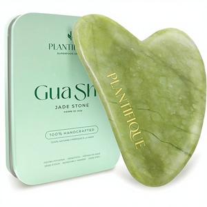 Masseur facial en <span class=keywords><strong>jade</strong></span> Gua Sha |   Kit <span class=keywords><strong>de</strong></span> soin anti-rides en <span class=keywords><strong>pierre</strong></span> <span class=keywords><strong>de</strong></span> <span class=keywords><strong>jade</strong></span> Guasha |   Kit complet pour le visage, le corps et les pieds à usage domestique - Product Image 1
